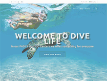 Tablet Screenshot of divelife.mx
